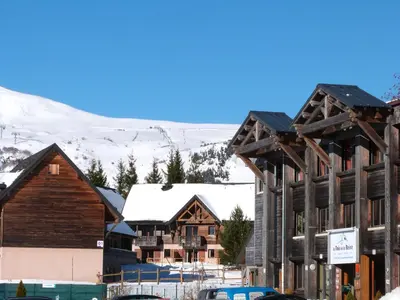 Vue générale sur la montagne ou vue sur la montagne depuis l'appartement