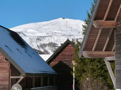 Vue générale sur la montagne ou vue sur la montagne depuis l'appartement