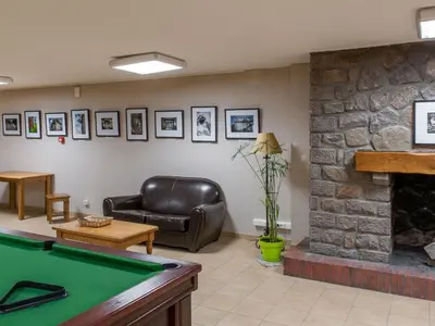 Coin salon dans l'établissement Apartment Le Bois de la Reine-4 by Interhome