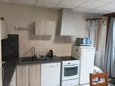 Cuisine ou kitchenette dans l'établissement Residence Lafayette