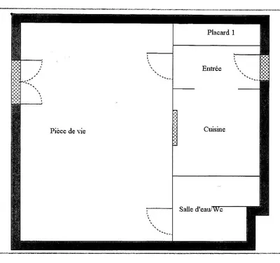 Plan de l'établissement Studio Résidence le Metropole