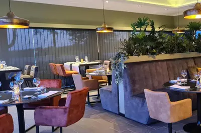 Coin salon dans l'établissement Domaine de Lanzac