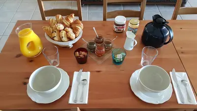 Nourriture dans le B&B/chambre d'hôtes ou à proximité