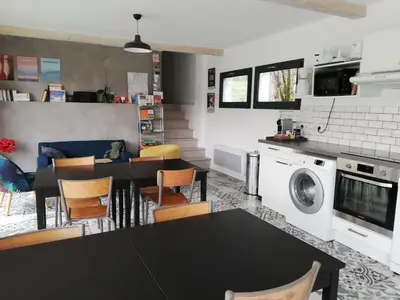 Cuisine ou kitchenette dans l'établissement Les Perluètes - Chambres d'hôtes