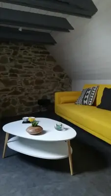 Coin salon dans l'établissement Chez Mamie