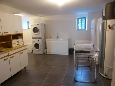 Cuisine ou kitchenette dans l'établissement La maison de Julien et Marie-Louise