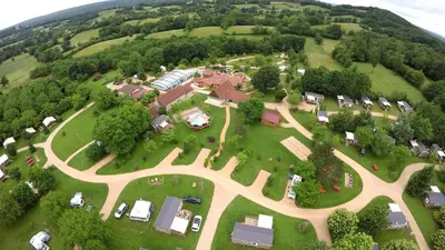 Vue panoramique sur l'établissement Camping Padimadour