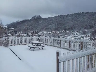 L'établissement Les Camélias en hiver