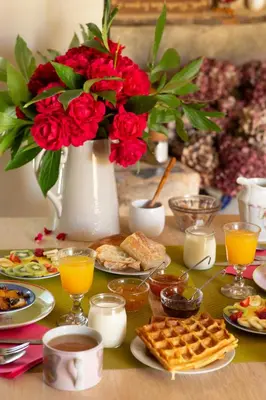 Nourriture dans le B&B/chambre d'hôtes ou à proximité