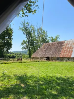 Paysage naturel près de la ferme