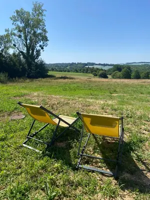 Paysage naturel près de la ferme