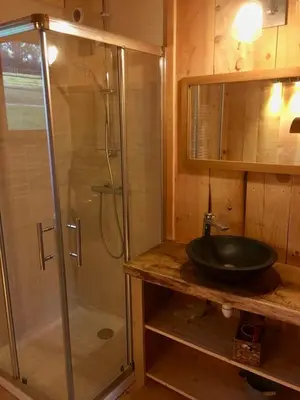 Salle de bains dans l'établissement Open Range