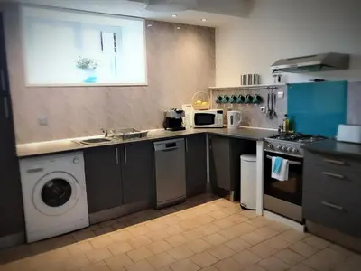 Cuisine ou kitchenette dans l'établissement Maison Raffinee