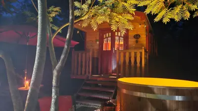 Plan de l'établissement Le Roulottes du Petit Gouffre de Padirac avec Spa