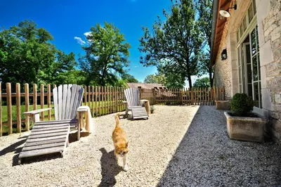Jardin de l'établissement Manoir de Malagorse