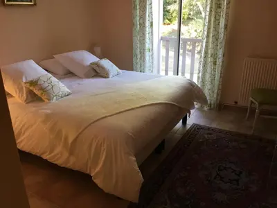 Un ou plusieurs lits dans un hébergement de l'établissement Le clos de rose