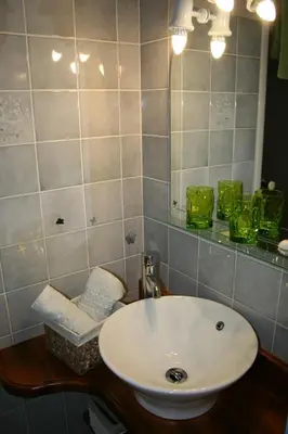 Salle de bains dans l'établissement Le Vieux Séchoir