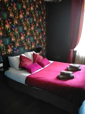 Un ou plusieurs lits dans un hébergement de l'établissement Logis Hôtel Auberge de L'Etang