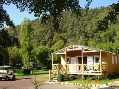 Paysage naturel près de le camping