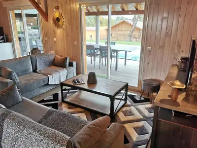Coin salon dans l'établissement D&O - Guesthouse - 