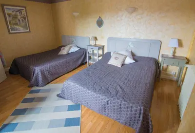 Un ou plusieurs lits dans un hébergement de l'établissement Chambres d'hôtes Andrea