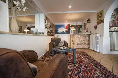 Coin salon dans l'établissement Chambres d'hôtes Andrea