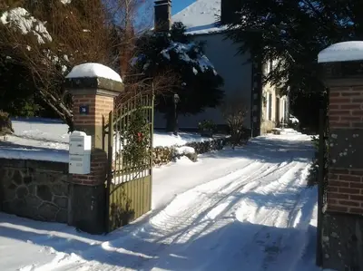 L'établissement Appartement Charlannes en hiver