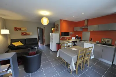 Cuisine ou kitchenette dans l'établissement Appartement Grande terrasse