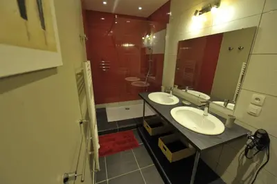 Salle de bains dans l'établissement Appartement Grande terrasse