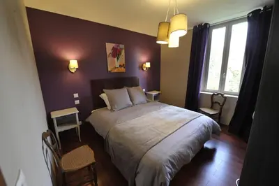 Un ou plusieurs lits dans un hébergement de l'établissement Appartement Grande terrasse