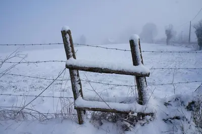 L'établissement B&B Les Tranchées en hiver