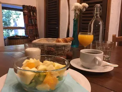 Nourriture dans le B&B/chambre d'hôtes ou à proximité