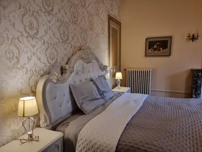 Un ou plusieurs lits dans un hébergement de l'établissement Le Pavillon de St Agnan