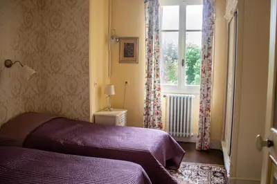 Un ou plusieurs lits dans un hébergement de l'établissement Le Pavillon de St Agnan