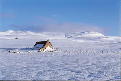 L'établissement Les Maisons de Montagne - Chez Marie en hiver
