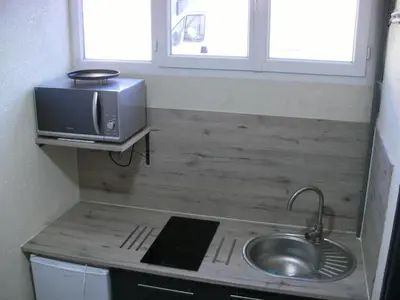 Cuisine ou kitchenette dans l'établissement studio vic 2.0