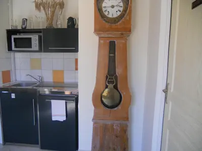 Cuisine ou kitchenette dans l'établissement Annie jouve chambres d'hôtes champassis
