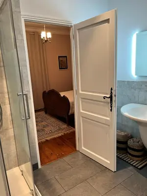 Salle de bains dans l'établissement Chez Jallot