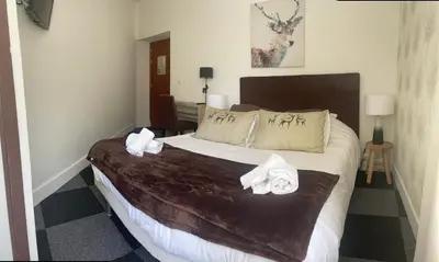 Un ou plusieurs lits dans un hébergement de l'établissement Hotel Regina