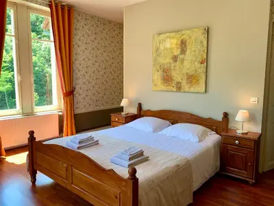 Un ou plusieurs lits dans un hébergement de l'établissement Villa St. Hubert
