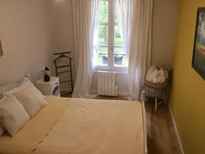Un ou plusieurs lits dans un hébergement de l'établissement Auberge Henri IV