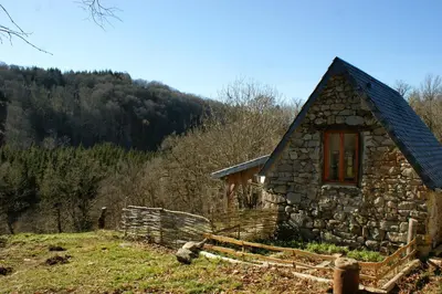 Paysage naturel près de le lodge