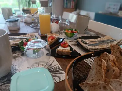 Nourriture dans la maison d'hôtes ou à proximité