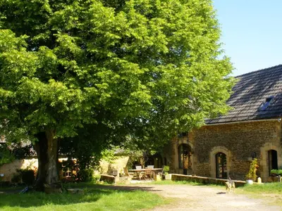 Jardin de l'établissement La Ferme du Pech