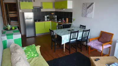 Cuisine ou kitchenette dans l'établissement Naturessime Eco Village&Spa