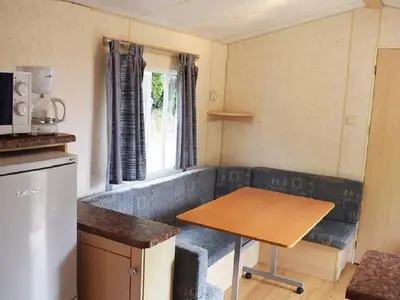 Cuisine ou kitchenette dans l'établissement Village de Chalets de Rocamadour