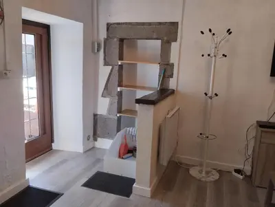 Salle de bains dans l'établissement Appartement Le Paradou à Besse