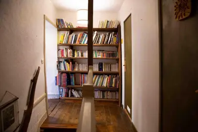 Bibliothèque dans le B&B/chambre d'hôtes