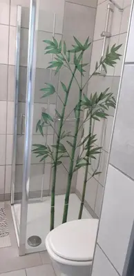 Salle de bains dans l'établissement Chez Celine