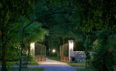 Jardin de l'établissement Le Prieuré L´Atelier